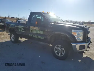 2014 Ford F-350 XL with VIN 1FTRF3B69EEB59330, listed as a Copart auction lot 41978895 with 105,200 mi miles and Salvage title. Bid and sale history available at DreamBid. Image 4.