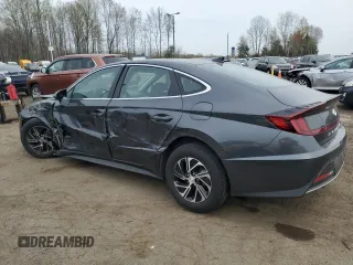 2023 Hyundai Sonata Hybrid Blue with VIN KMHL24JJ1PA067230, listed as a Copart auction lot 54816005 with 23,925 mi miles and Salvage Title. Bid and sale history available at carsss.com. Image 2.