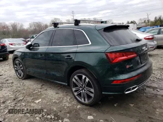 2018 Audi SQ5 Premium Plus with VIN WA1A4AFY7J2142857, listed as a Copart auction lot 46485883 with 0 mi miles. Bid and sale history available at carsss.com. Image 2.