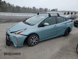 2019 Toyota Prius LE with VIN JTDL9RFU7K3008700, listed as a Copart auction lot 48631215 with 91,436 mi miles and Salvage Title. Bid and sale history available at DreamBid. Image 1.
