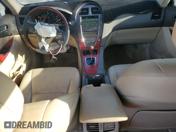 2009 Lexus ES with VIN JTHBJ46G792289802, listed as a Copart auction lot 51783345 with 148,086 mi miles and Salvage Title. Bid and sale history available at carsss.com. Image 8.