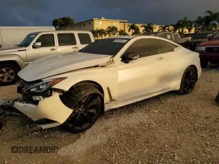2020 Infiniti Q60 Red Sport 400 with VIN JN1FV7EL6LM460268, listed as a Copart auction lot 85434634 with 19,046 mi miles and Clean title. Bid and sale history available at DreamBid. Image 1.