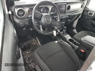 2021 Jeep Wrangler Sport S with VIN 1C4GJXAN5MW595297, listed as a Copart auction lot 45820485 with 62,429 mi miles and Salvage Title. Bid and sale history available at DreamBid. Image 8.