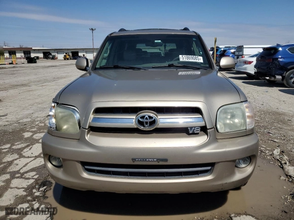 2006 Toyota Sequoia Limited with VIN 5TDBT48A76S257957, listed as a Copart auction lot 51869085 with 240,717 mi miles and Clean Title. Bid and sale history available at carsss.com. Image 5.