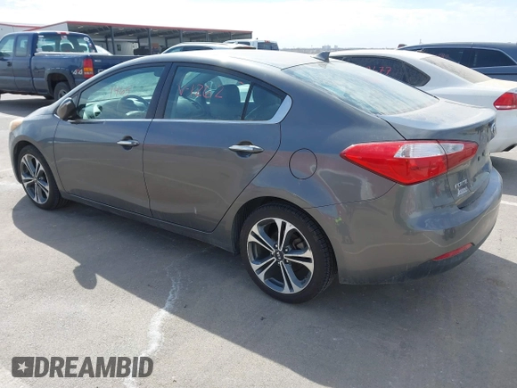 2014 Kia Forte EX with VIN KNAFZ4A8XE5061262, listed as a IAAI auction lot 41861465 with 150,673 mi miles. Bid and sale history available at carsss.com. Image 3.