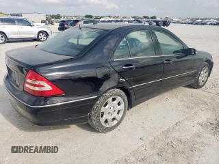 2006 Mercedes-Benz C 280 Luxury with VIN WDBRF54H66F801331, listed as a Copart auction lot 55140345 with 143,157 mi miles and Salvage title. Bid and sale history available at DreamBid. Image 3.