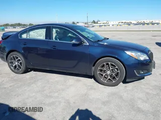 2017 Buick Regal Sport Touring with VIN 2G4GL5EX0H9132942, listed as a IAAI auction lot 41300606 with 77,042 mi miles. Bid and sale history available at carsss.com. Image 1.