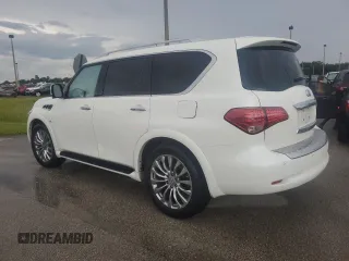 2015 Infiniti QX80 with VIN JN8AZ2NF9F9570610, listed as a Copart auction lot 74380164 with 0 mi miles and Non Repairable. Bid and sale history available at carsss.com. Image 2.