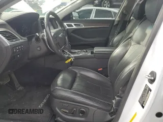 2015 Hyundai Genesis 3.8L with VIN KMHGN4JE8FU097477, listed as a Copart auction lot 51654155 with 74,358 mi miles and Salvage Title. Bid and sale history available at carsss.com. Image 7.
