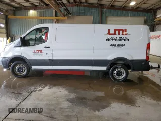 2017 Ford Transit Cargo with VIN 1FTYR2ZM2HKA80797, listed as a Copart auction lot 50075925 with 258,844 mi miles and Salvage Title. Bid and sale history available at DreamBid. Image 2.
