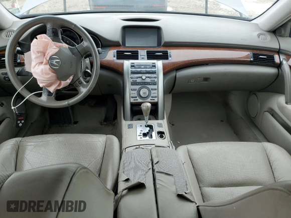 2005 Acura RL with VIN JH4KB16595C009988, listed as a Copart auction lot 54700185 with 189,486 mi miles and Salvage title. Bid and sale history available at DreamBid. Image 8.
