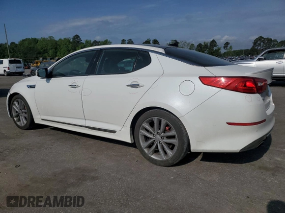 2014 Kia Optima SXL Turbo z VIN 5XXGR4A60EG283083, wystawiony jako Copart lot #54181395 z przebiegiem 167 669 mil mil oraz Szkoda całkowita • Salvage title. Historia ofert i sprzedaży dostępna na DreamBid. Obrazek 2.