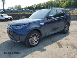 2017 Land Rover Discovery HSE Luxury with VIN SALRHBBV1HA045807, listed as a Copart auction lot 69971064 with 52,577 mi miles and Salvage Title. Bid and sale history available at carsss.com. Image 1.