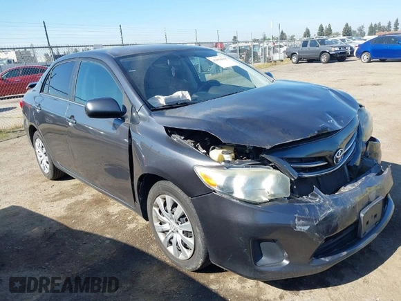 2013 Toyota Corolla L with VIN 5YFBU4EE7DP155925, listed as a IAAI auction lot 41858618 with 146,822 mi miles. Bid and sale history available at carsss.com. Image 1.