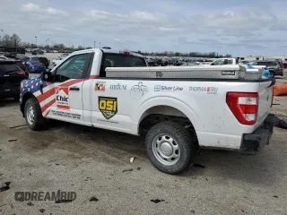 2021 Ford F-150 XL with VIN 1FTMF1C56MKD81988, listed as a Copart auction lot 51101275 with 94,531 mi miles and Salvage title. Bid and sale history available at DreamBid. Image 2.
