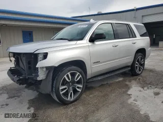 2018 Chevrolet Tahoe Premier with VIN 1GNSCCKJ9JR203707, listed as a Copart auction lot 78011674 with 76,337 mi miles and Salvage Title. Bid and sale history available at carsss.com. Image 1.