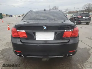 2009 BMW 7 Series 750i with VIN WBAKA83589CY33694, listed as a Copart auction lot 47671345 with 0 mi miles and Salvage Title. Bid and sale history available at carsss.com. Image 6.