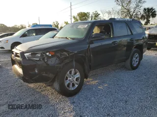 2022 Toyota 4Runner SR5 with VIN JTEEU5JR5N5269489, listed as a Copart auction lot 57460955 with 42,981 mi miles and Salvage title. Bid and sale history available at DreamBid. Image 1.