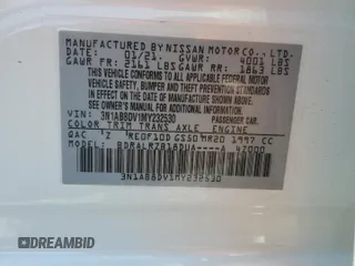 2021 Nissan Sentra SR z VIN 3N1AB8DV1MY232530, wystawiony jako Copart lot #54959545 z przebiegiem 31 522 mil mil oraz Szkoda całkowita • Salvage title. Historia ofert i sprzedaży dostępna na DreamBid. Obrazek 12.