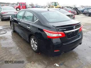 2014 Nissan Sentra SV with VIN 3N1AB7AP1EL633316, listed as a IAAI auction lot 41623216 with 112,133 mi miles and . Bid and sale history available at DreamBid. Image 3.