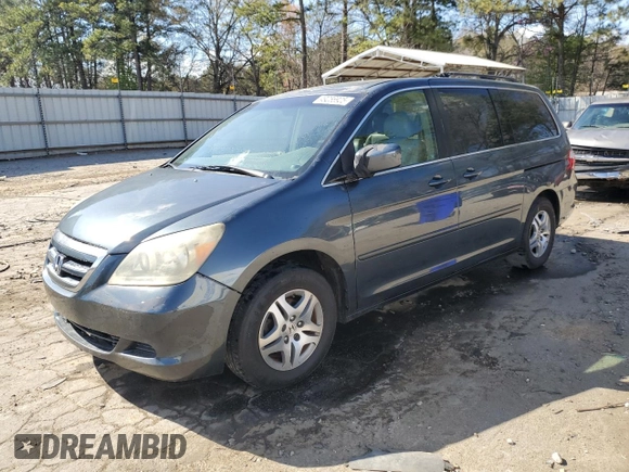 2006 Honda Odyssey EX-L with VIN 5FNRL38616B403939, listed as a Copart auction lot 49256925 with 210,908 mi miles and Salvage Title. Bid and sale history available at carsss.com. Image 1.