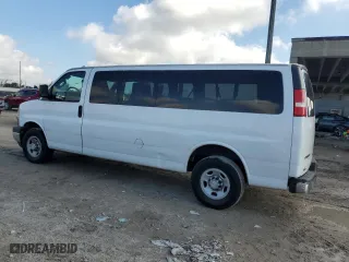 2017 Chevrolet Express Passenger LT with VIN 1GAZGPFF5H1170800, listed as a Copart auction lot 86915014 with 73,649 mi miles and Salvage Title. Bid and sale history available at carsss.com. Image 2.
