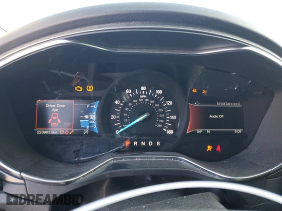 2017 Ford Fusion SE with VIN 3FA6P0HD8HR343492, listed as a Copart auction lot 49916865 with 228,965 mi miles and Salvage Title. Bid and sale history available at DreamBid. Image 9.