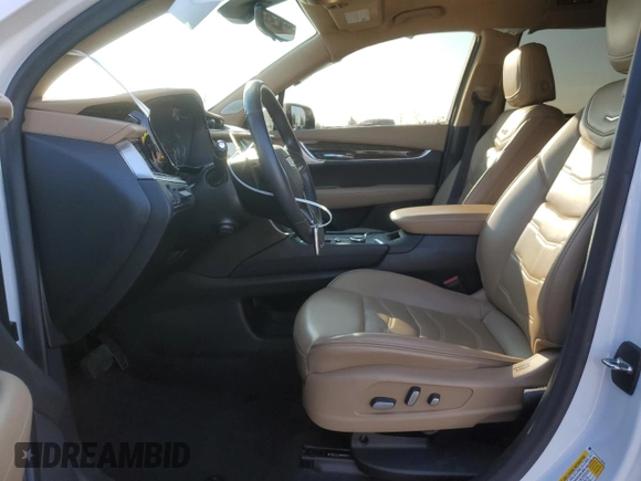 2022 Cadillac XT6 Premium Luxury with VIN 1GYKPFRS5NZ125360, listed as a Copart auction lot 45431165 with 47,511 mi miles and Salvage Title. Bid and sale history available at carsss.com. Image 7.