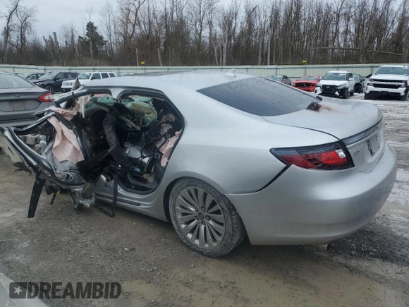 2011 Saab 9-5 Turbo4 with VIN YS3GN4ARXB4003352, listed as a Copart auction lot 47172305 with 0 mi miles and Salvage Title. Bid and sale history available at carsss.com. Image 2.