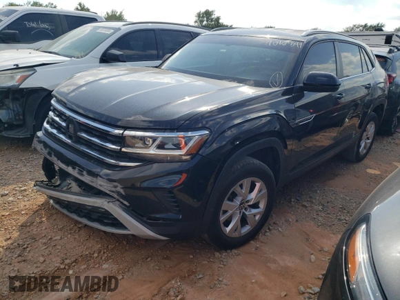2020 Volkswagen Atlas S with VIN 1V2AC2CA9LC215678, listed as a Copart auction lot 74566104 with 60,062 mi miles and Salvage title. Bid and sale history available at DreamBid. Image 1.
