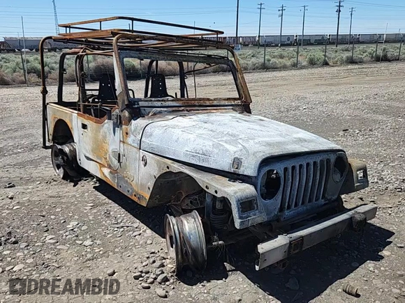 2000 Jeep Wrangler SE with VIN 1J4FA29P2YP797531, listed as a Copart auction lot 56058845 with Not provided miles and Salvage title. Bid and sale history available at DreamBid. Image 12.