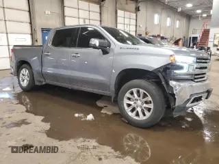 2020 Chevrolet Silverado 1500 LTZ with VIN 3GCUYGED2LG326090, listed as a Copart auction lot 47846505 with 63,277 mi miles and Salvage Title. Bid and sale history available at DreamBid. Image 4.
