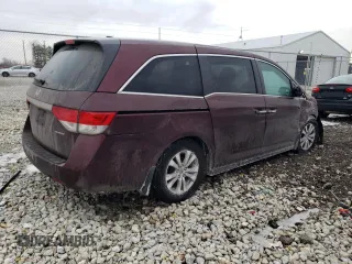 2017 Honda Odyssey SE with VIN 5FNRL5H39HB026684, listed as a Copart auction lot 46388465 with 176,311 mi miles and Non Repairable. Bid and sale history available at carsss.com. Image 3.
