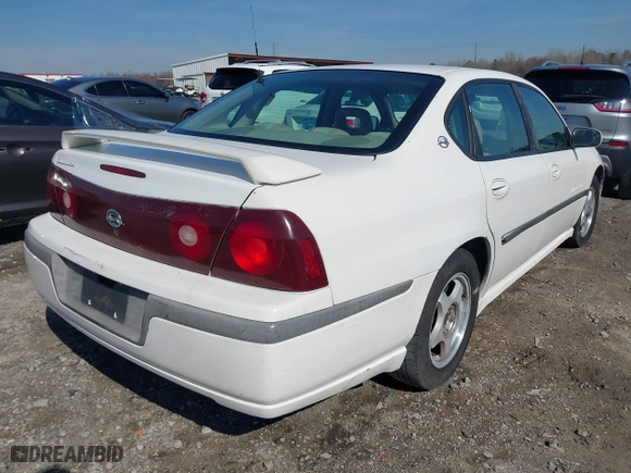 2001 Chevrolet Impala LS with VIN 2G1WH55K219250334, listed as a IAAI auction lot 41832721 with 1 mi miles. Bid and sale history available at carsss.com. Image 4.