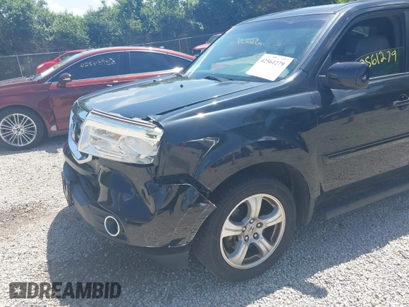 2013 Honda Pilot EX-L with VIN 5FNYF4H69DB024242, listed as a IAAI auction lot 42561279 with 205,611 mi miles and . Bid and sale history available at DreamBid. Image 17.