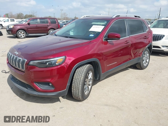2021 Jeep Cherokee Latitude Lux with VIN 1C4PJLMX3MD145939, listed as a IAAI auction lot 41503277 with 71,550 mi miles. Bid and sale history available at carsss.com. Image 2.