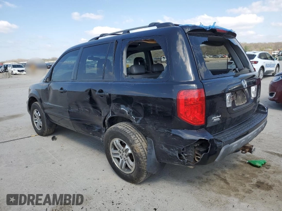 2005 Honda Pilot EX-L z VIN 5FNYF18635B001295, wystawiony jako Copart lot #52434555 z przebiegiem 318 797 mil mil oraz Szkoda całkowita • Salvage title. Historia ofert i sprzedaży dostępna na DreamBid. Obrazek 2.