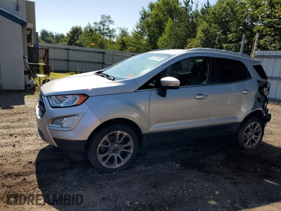 2019 Ford EcoSport Titanium with VIN MAJ6S3KL5KC277683, listed as a Copart auction lot 62121494 with 52,317 mi miles and Salvage Title. Bid and sale history available at DreamBid. Image 1.