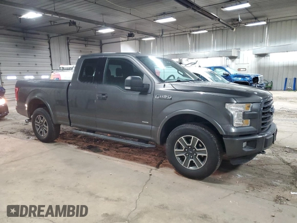 2016 Ford F-150 XLT with VIN 1FTEX1EP5GKF92460, listed as a Copart auction lot 47661165 with 127,986 mi miles and Salvage Title. Bid and sale history available at carsss.com. Image 4.