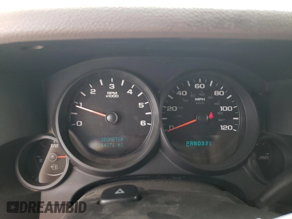 2007 Chevrolet Silverado 1500 Work Truck with VIN 2GCEC13CX71667312, listed as a Copart auction lot 54170015 with 264,176 mi miles and Salvage Title. Bid and sale history available at DreamBid. Image 9.
