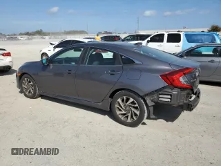 2018 Honda Civic EX with VIN 2HGFC2F79JH604565, listed as a Copart auction lot 47015045 with 99,029 mi miles and Salvage Title. Bid and sale history available at DreamBid. Image 2.
