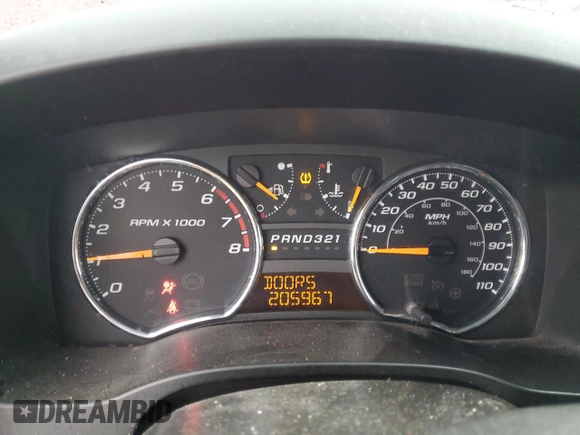 2009 GMC Canyon SLE1 with VIN 1GTCS139498113374, listed as a Copart auction lot 45015005 with 205,967 mi miles and Salvage Title. Bid and sale history available at carsss.com. Image 9.