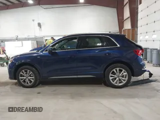 2021 Audi Q3 S line Premium Plus with VIN WA1EECF36M1061776, listed as a IAAI auction lot 42343842 with 40,521 mi miles and . Bid and sale history available at DreamBid. Image 14.