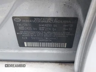 2011 Hyundai Sonata GLS with VIN 5NPEB4AC2BH244447, listed as a IAAI auction lot 42154710 with 122,326 mi miles and . Bid and sale history available at carsss.com. Image 9.