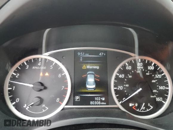 2018 Nissan Sentra SV with VIN 3N1AB7AP1JL645945, listed as a Copart auction lot 48471935 with 80,308 mi miles and Salvage Title. Bid and sale history available at carsss.com. Image 9.