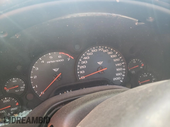 2001 Chevrolet Corvette with VIN 1G1YY22G815105755, listed as a Copart auction lot 42717845 with 0 mi miles and Non Repairable. Bid and sale history available at carsss.com. Image 9.