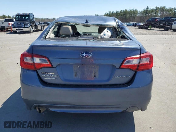 2016 Subaru Legacy Limited with VIN 4S3BNBN66G3047481, listed as a Copart auction lot 54295325 with 91,551 mi miles and Salvage title. Bid and sale history available at DreamBid. Image 6.