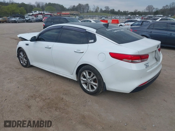 2018 Kia Optima EX with VIN 5XXGU4L3XJG246523, listed as a IAAI auction lot 41904668 with 104,767 mi miles and . Bid and sale history available at carsss.com. Image 3.