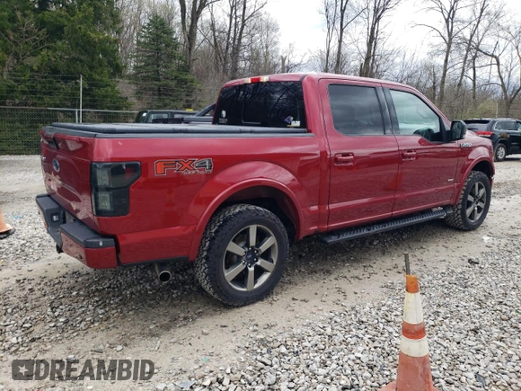 2015 Ford F-150 XLT with VIN 1FTEW1EP7FFD05405, listed as a Copart auction lot 52790425 with 212,060 mi miles and Salvage Title. Bid and sale history available at carsss.com. Image 3.