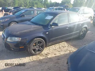 2006 Audi A4 2.0T with VIN WAUDF78E56A236913, listed as a IAAI auction lot 42074799 with 191,280 mi miles. Bid and sale history available at carsss.com. Image 2.